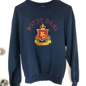 NOTRE DAME Crew Neck Sweatshirt